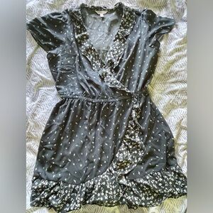 LC Lauren Conrad XL Floral Mini Dress